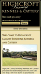 Mobile Screenshot of highcroft-kennels.com
